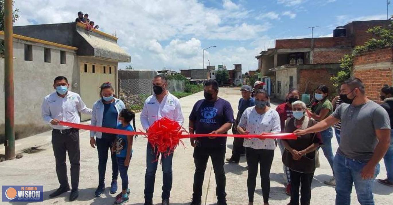 Rehabilitación de calles y avenidas, compromiso entre ciudadanía y Gobierno de Zacapu