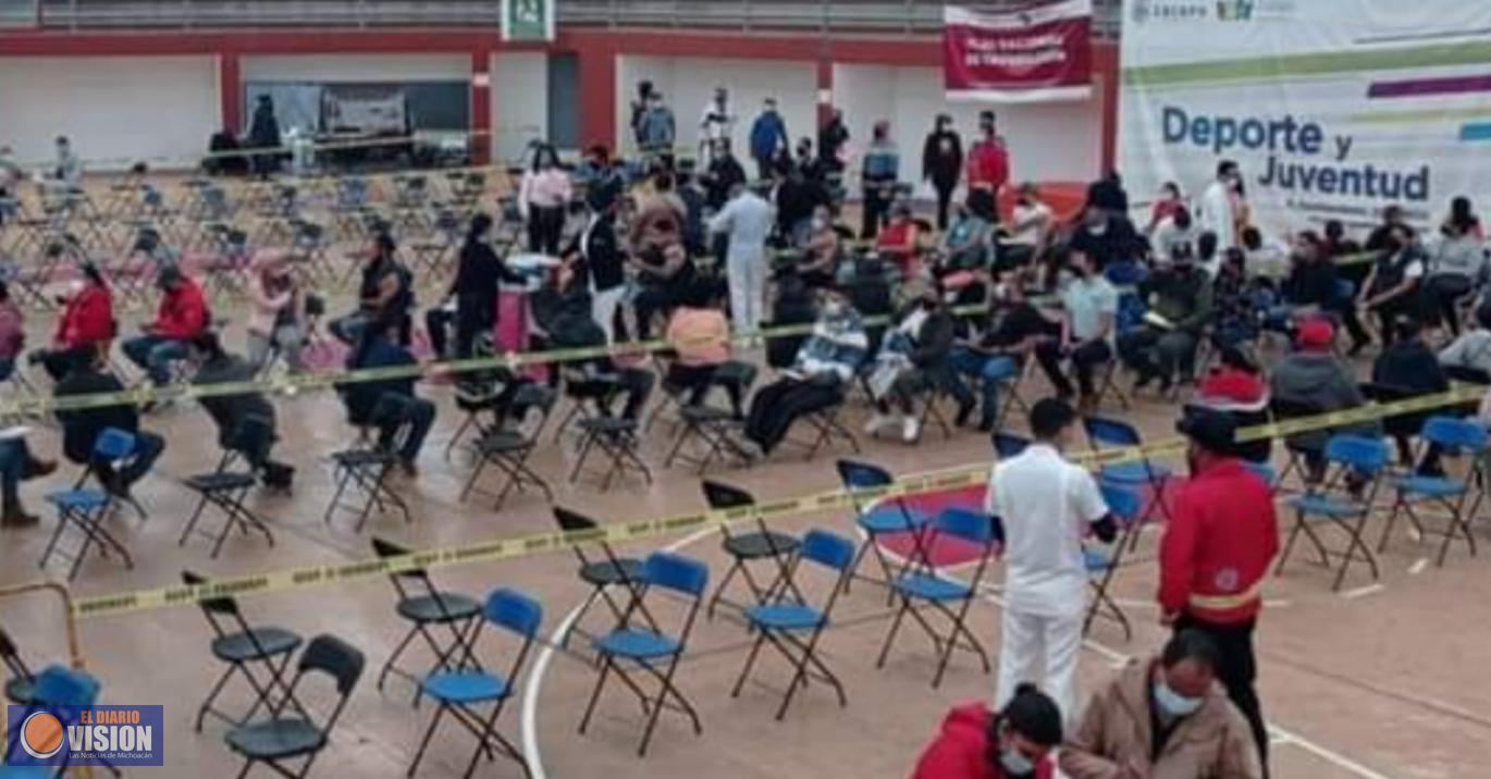 Este lunes 26, inicia en Zacapu, aplicación de segunda dosis a personas de 50 a 59 años