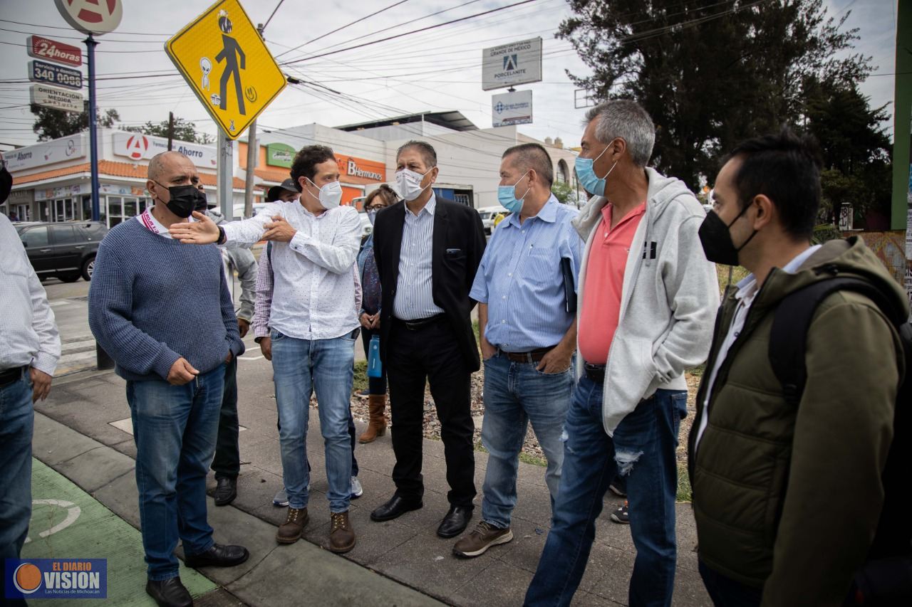 Gobierno de Morelia brinda atención a transportistas