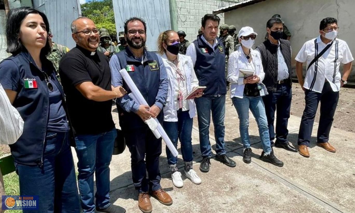 CNDH participa en mesa de diálogo entre Gobierno Federal a petición de pobladores de Aguililla 