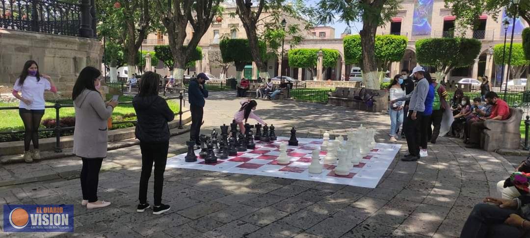 SeCultura Morelia, te invita a participar en Ajedrez y Jengas Gigante