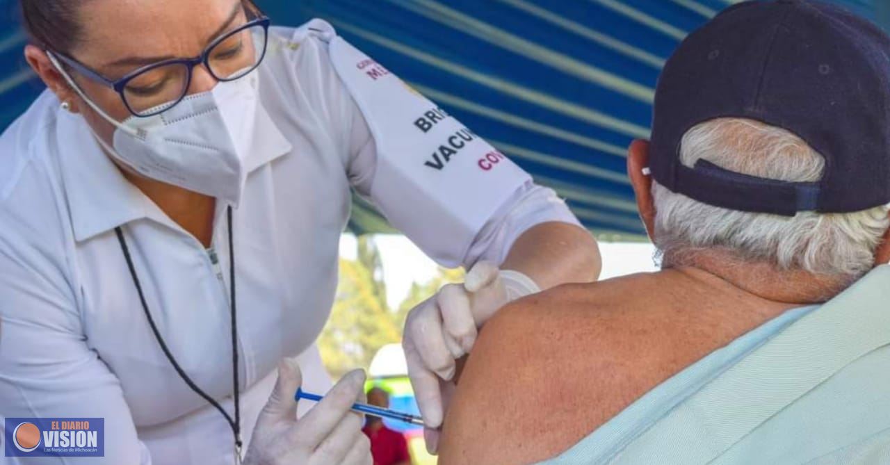Avanza segunda dosis de vacunación de 50 59 años en el municipio de Zacapu 