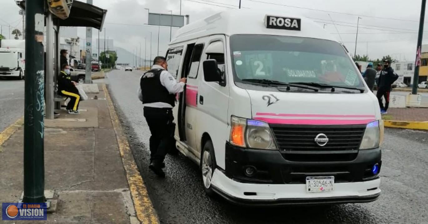 Policía de Morelia continúa con el operativo 