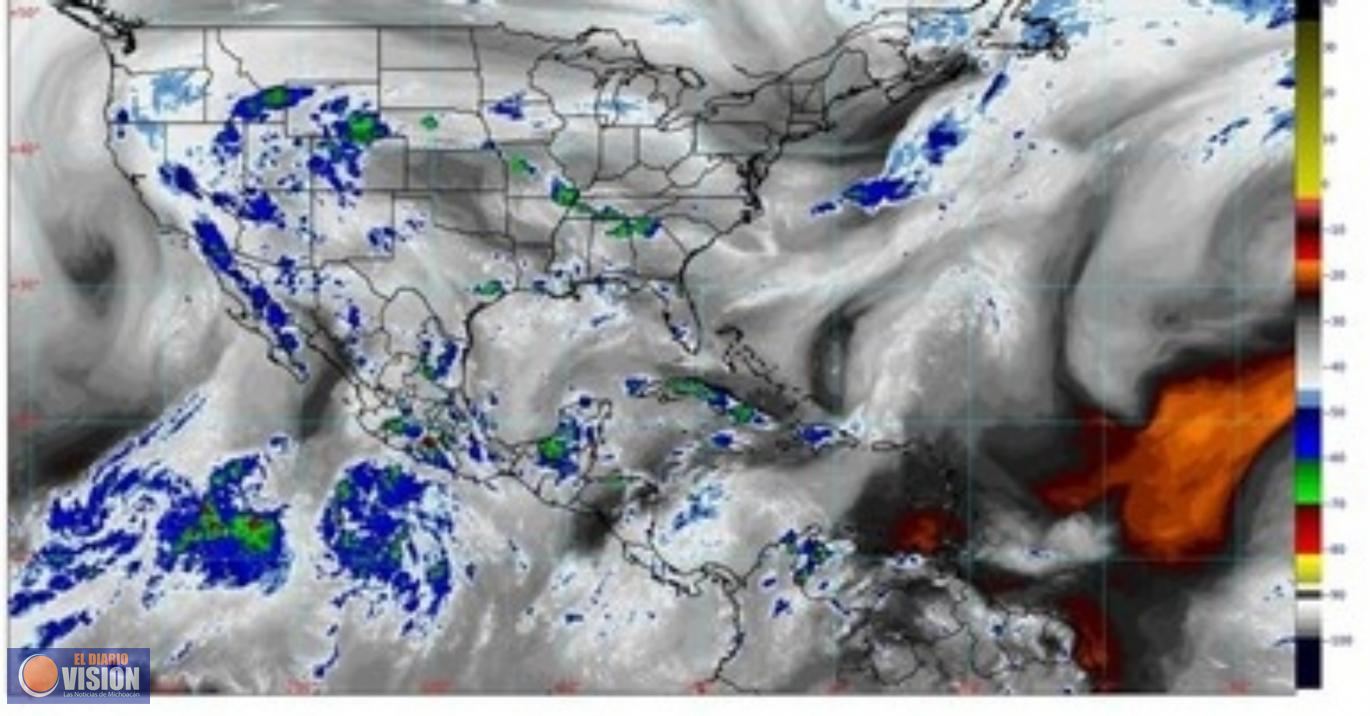 Se pronostican lluvias intensas en zonas de Guerrero, Jalisco, Michoacán, Nayarit y Oaxaca