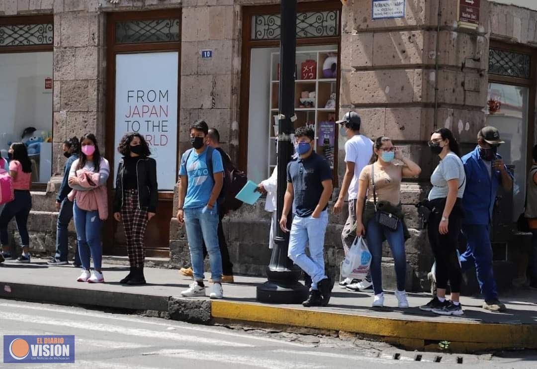 Morelia reporta 197 contagios nuevos y 2 defunciones, hoy sábado 