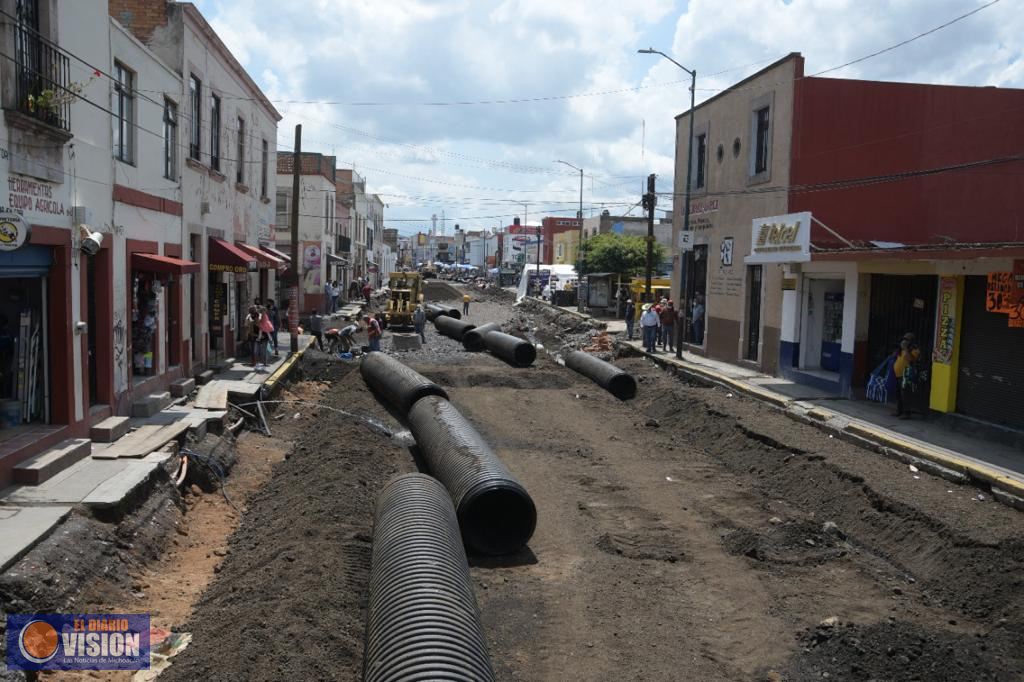 Gobierno de Morelia avanza en rehabilitación de Av. Lázaro Cárdenas