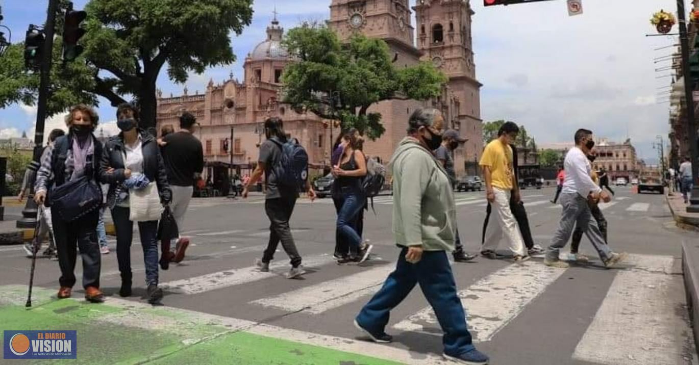 Morelia, reporta 135 nuevos contagios y 6 defunciones, hoy miércoles 