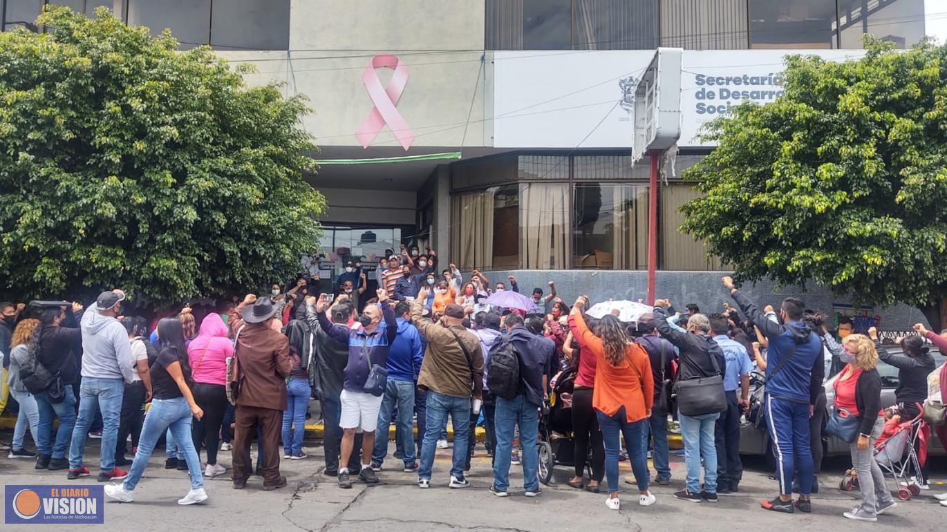 Por cuarto día consecutivo  Maestros Democráticos, realizaron actos de protesta 