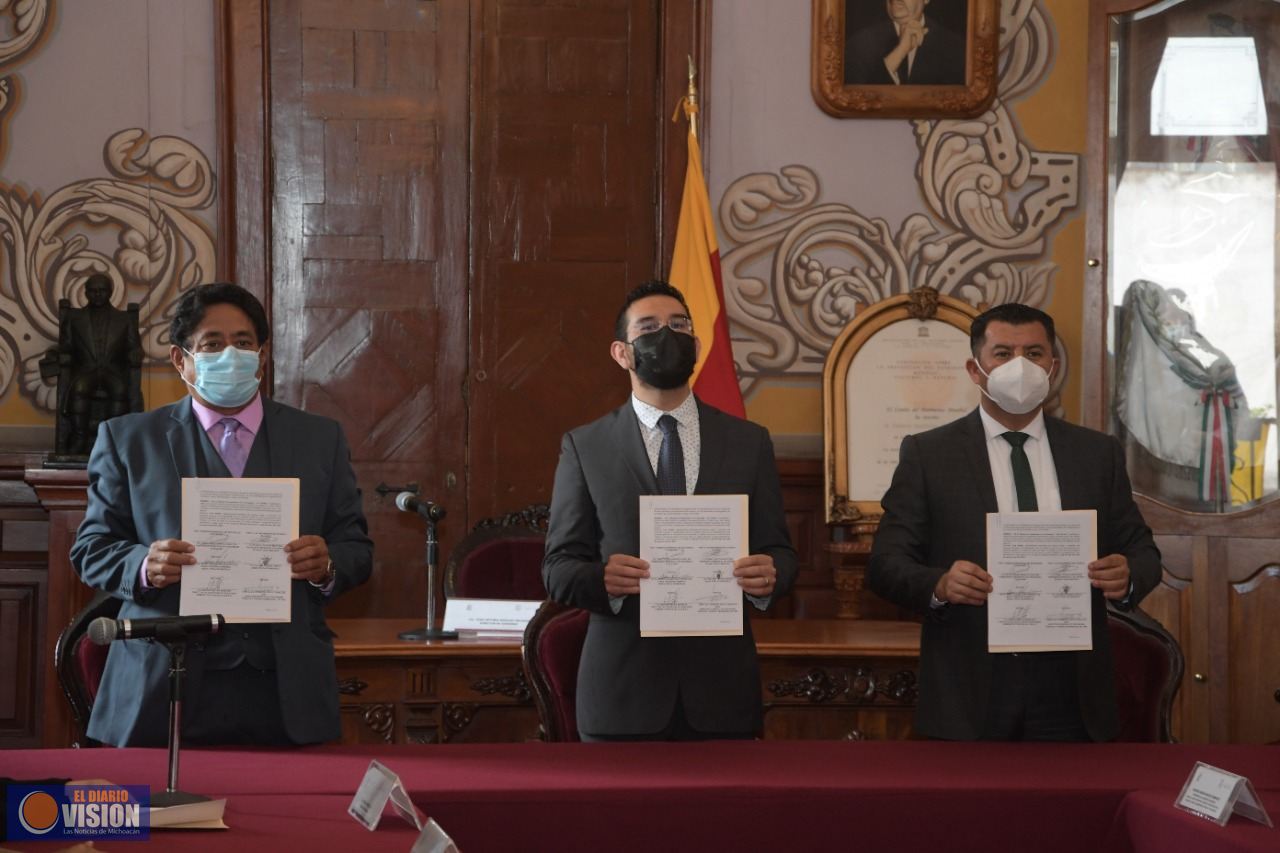Gobierno de Morelia firma acuerdo del modelo de justicia cívica con Othon P. Blanco, Quintana Roo 