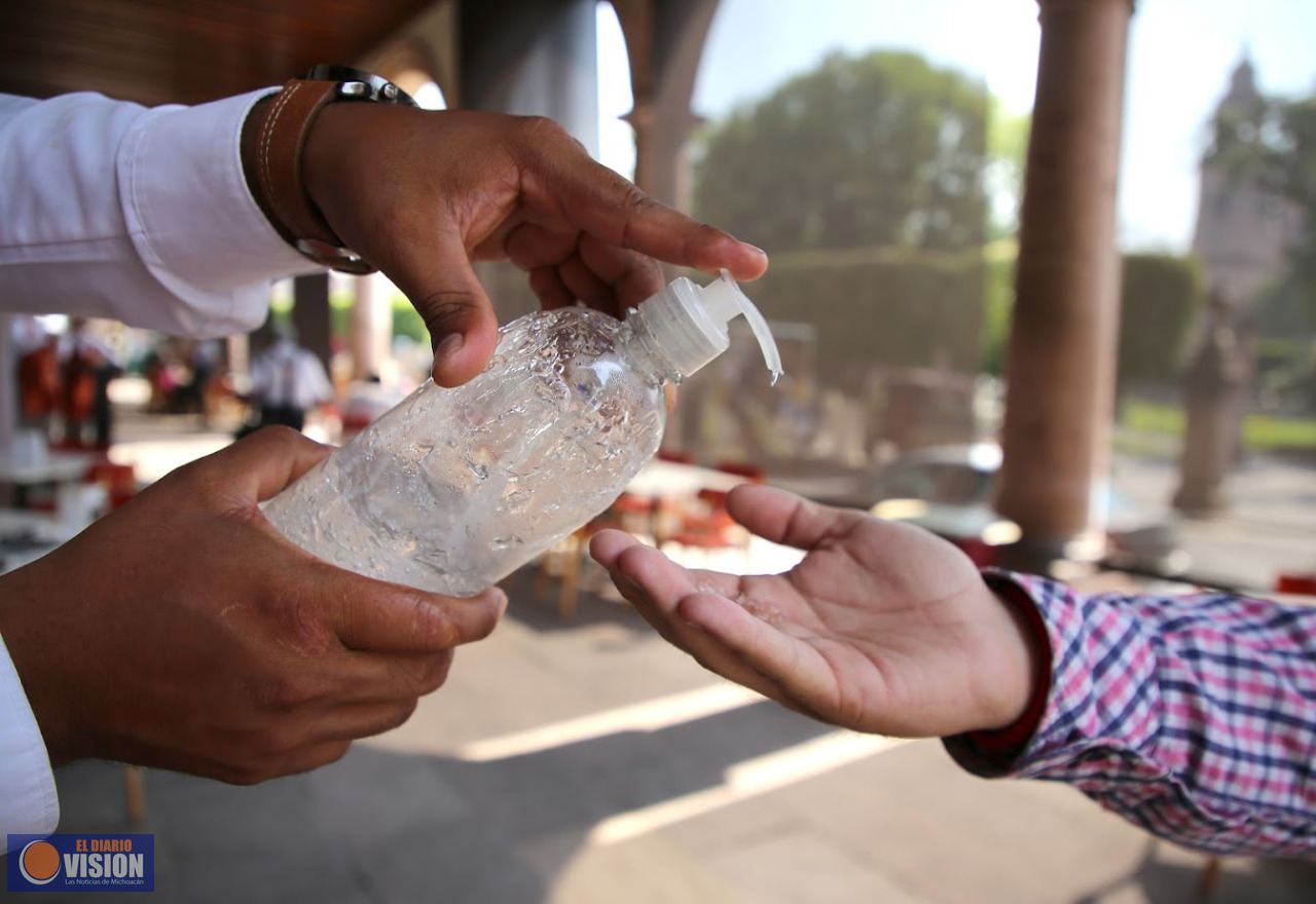 Activos en Michoacán, filtros sanitarios