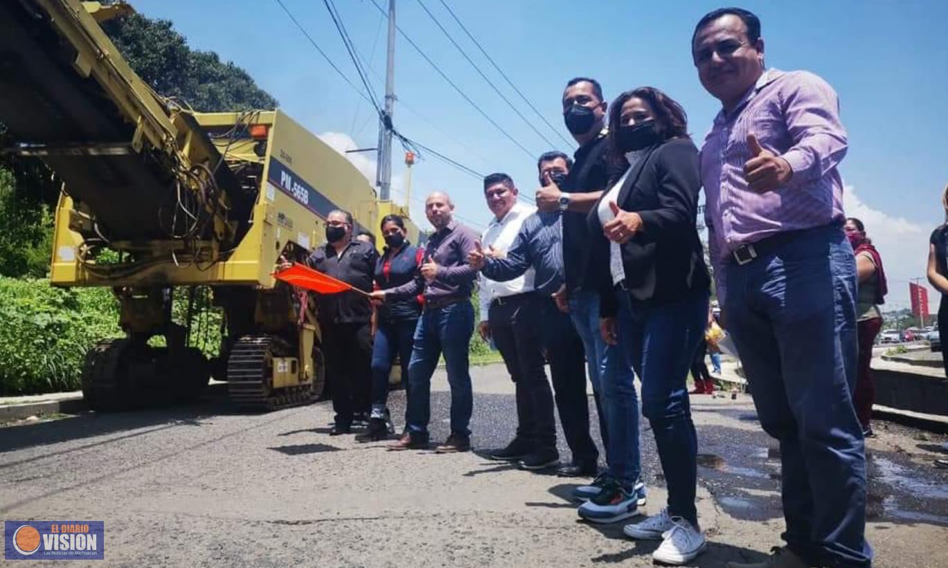 Eric Gaona García, puso en marcha una obra en el Fraccionamiento Real Hacienda Metrópolis I
