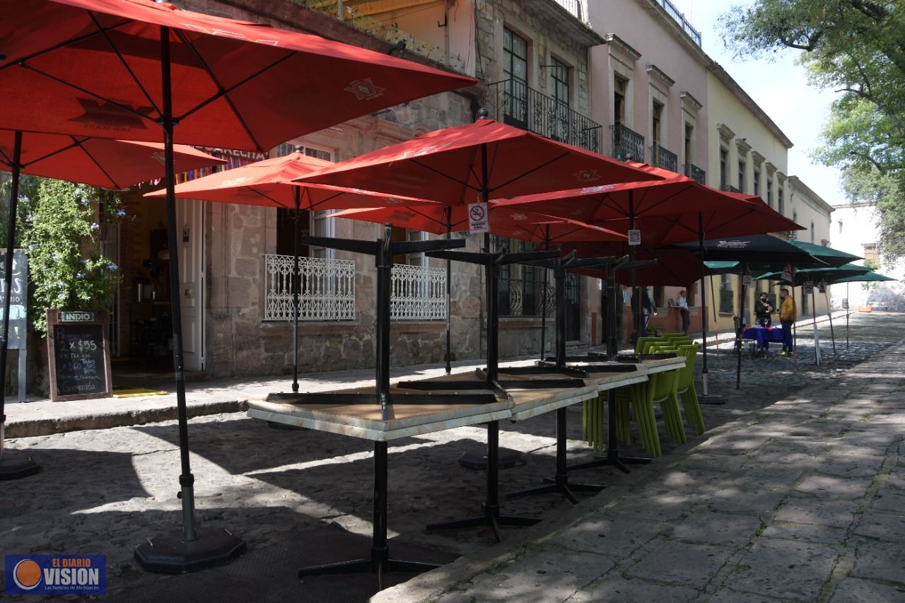 Gobierno de Morelia extiende medidas sanitarias a establecimientos del Jardín de las Rosas