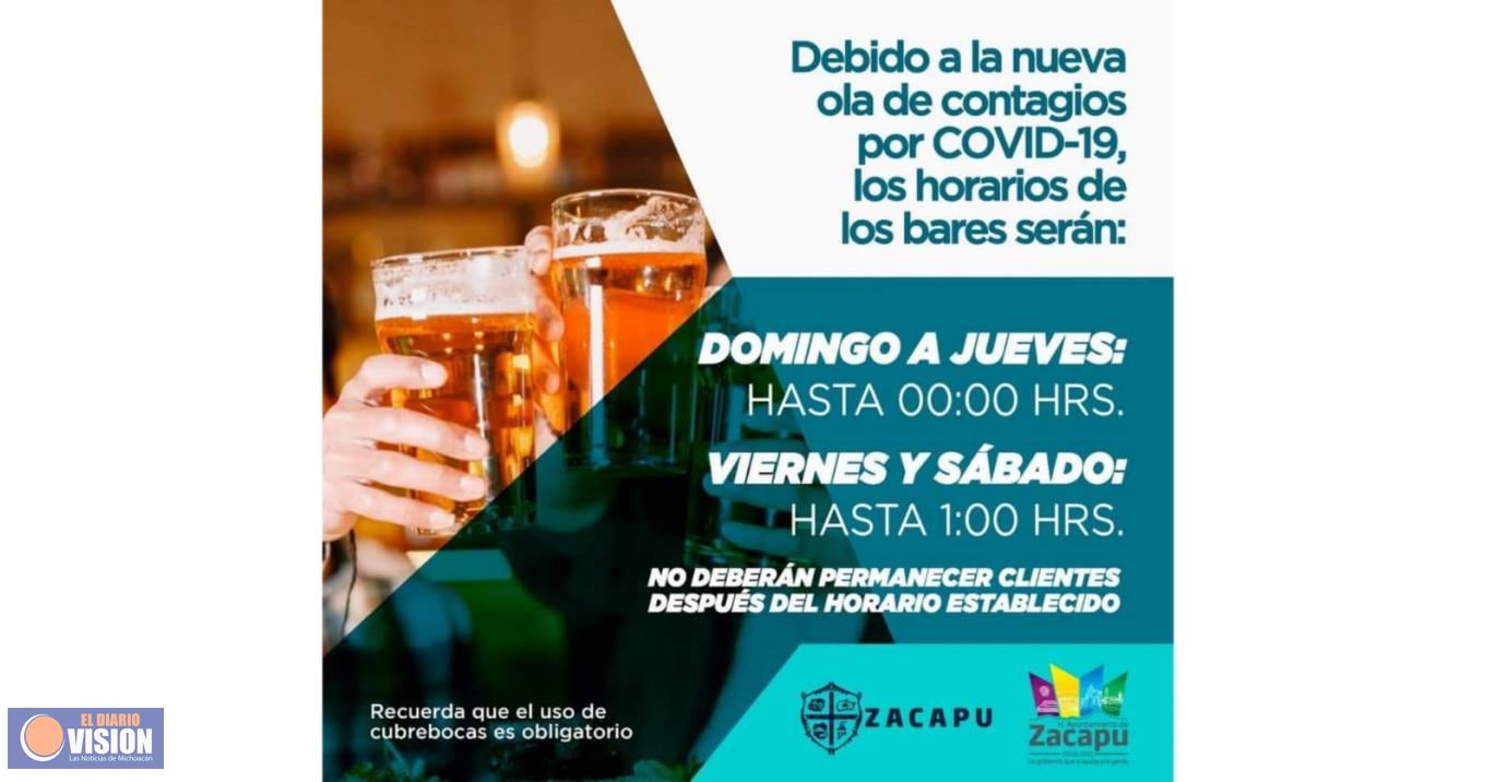 Gobierno de Zacapu, llama a cumplir con medidas sanitarias establecidas