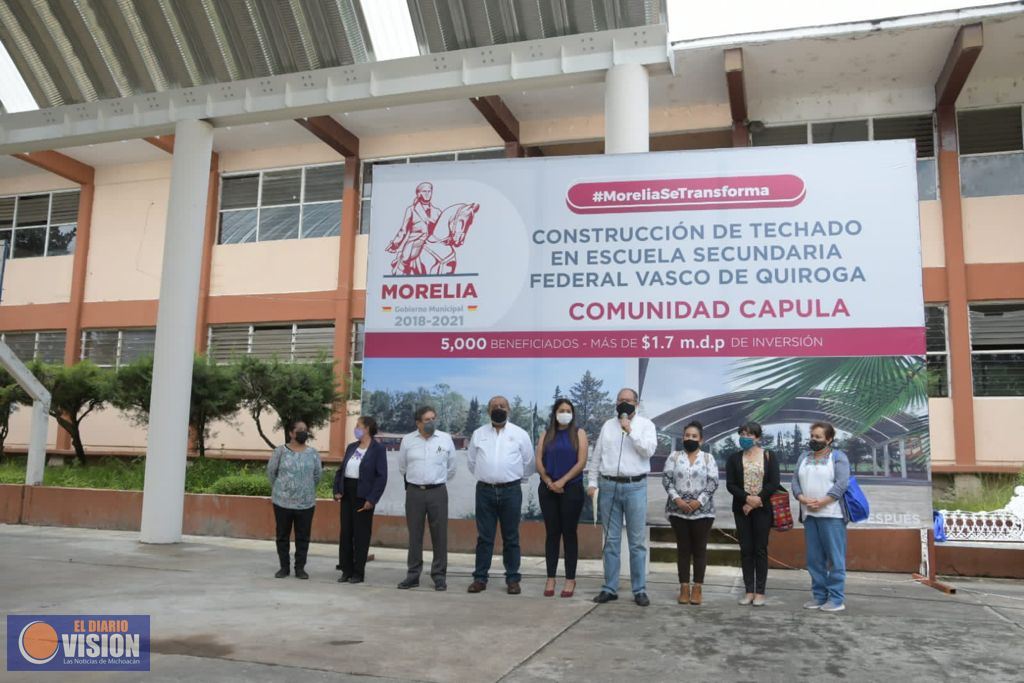 Gobierno de Morelia transformó la vida en las comunidades, se realizaron más de 30 obras en Capula