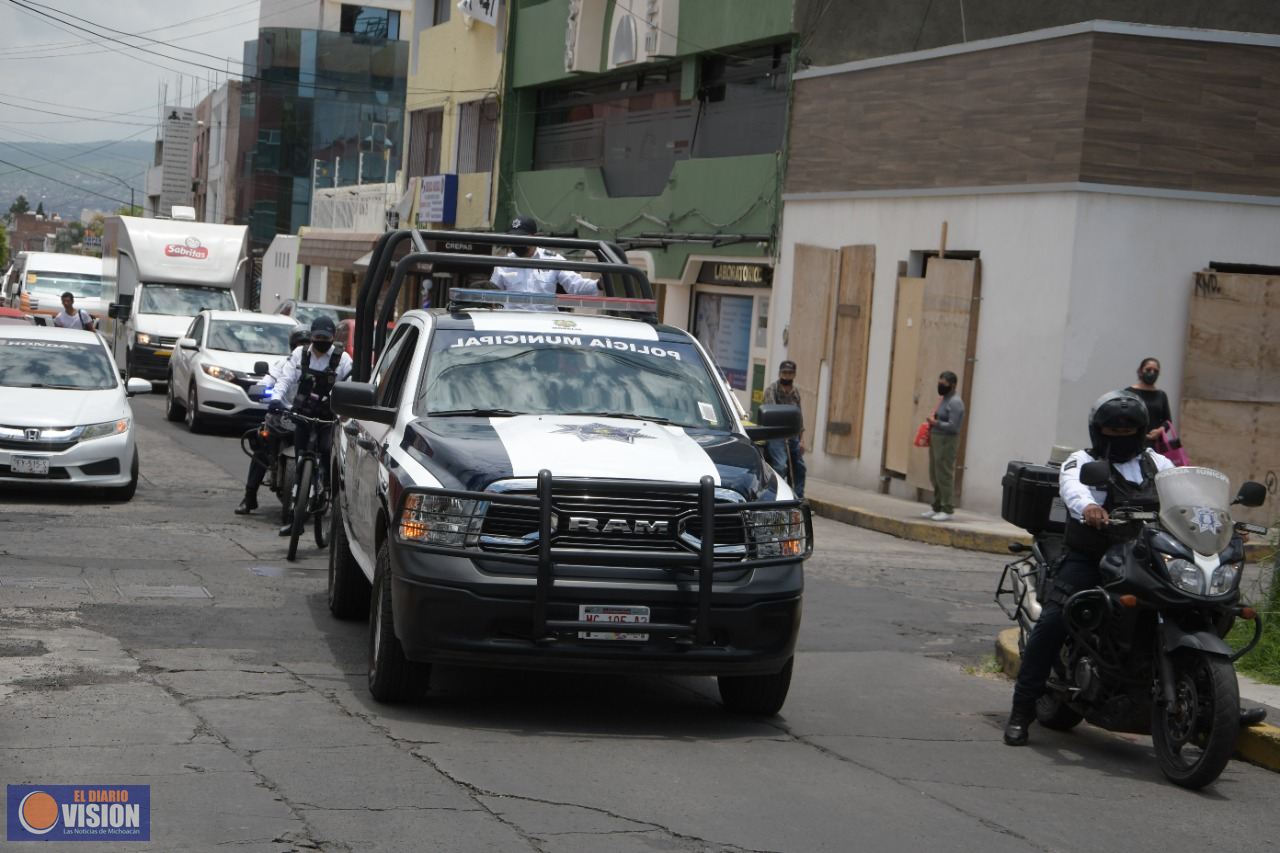 Policía Morelia, con garantía de abasto de gasolina para su operatividad