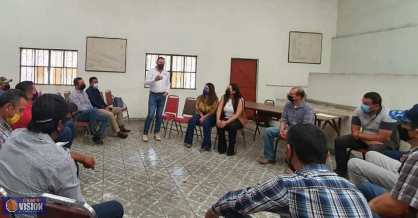 Impulsar el desarrollo rural de la Ciénega de Zacapu, compromiso de Luis Felipe León Balbanera