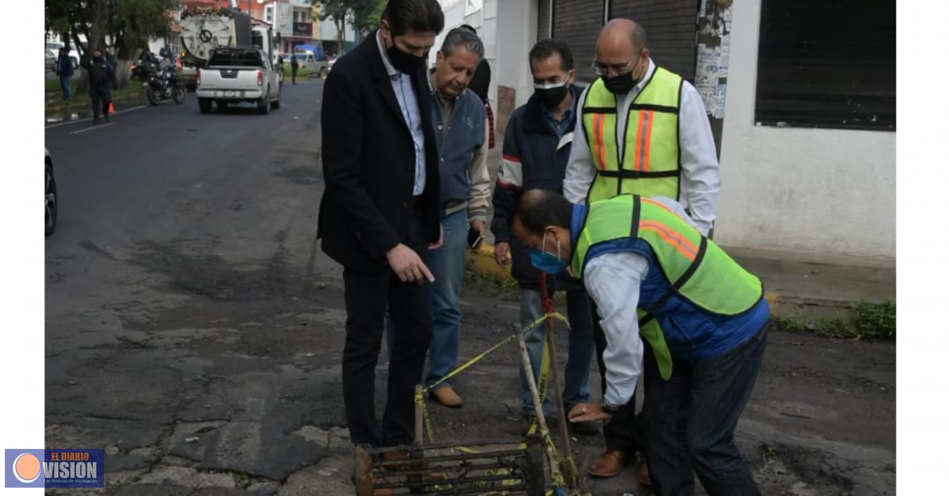 Recupera Alfonso Martínez áreas verdes y reconstruye vialidad en Boulevard García de León 