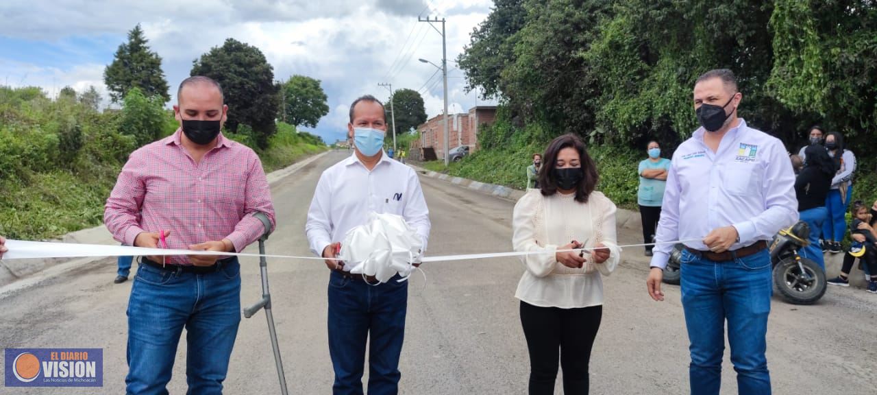 Cambia Gobierno del estado el rostro a Zacapu con pavimentación de calles