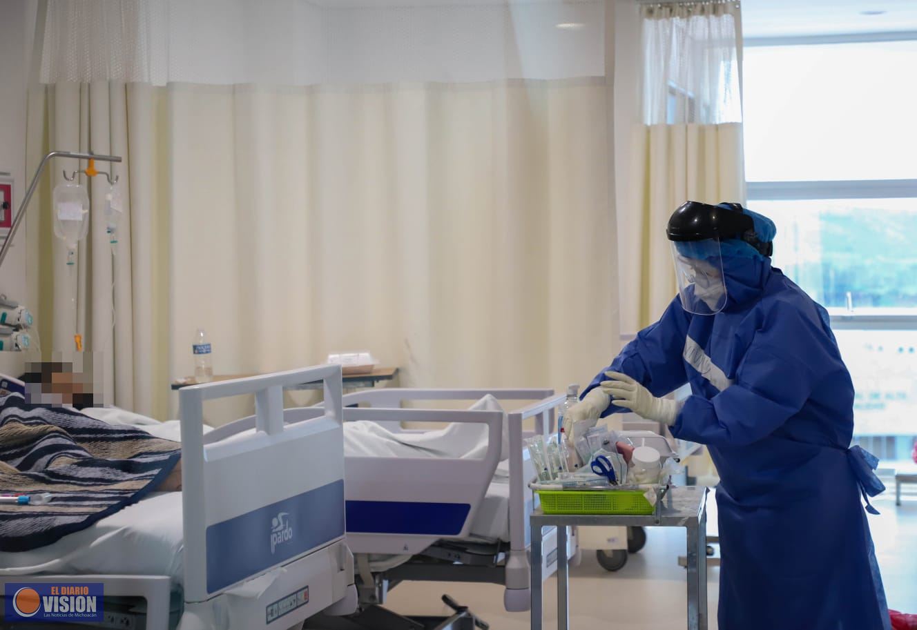 Al 59.17 por ciento, áreas COVID-19 de hospitales de Lázaro Cárdenas 
