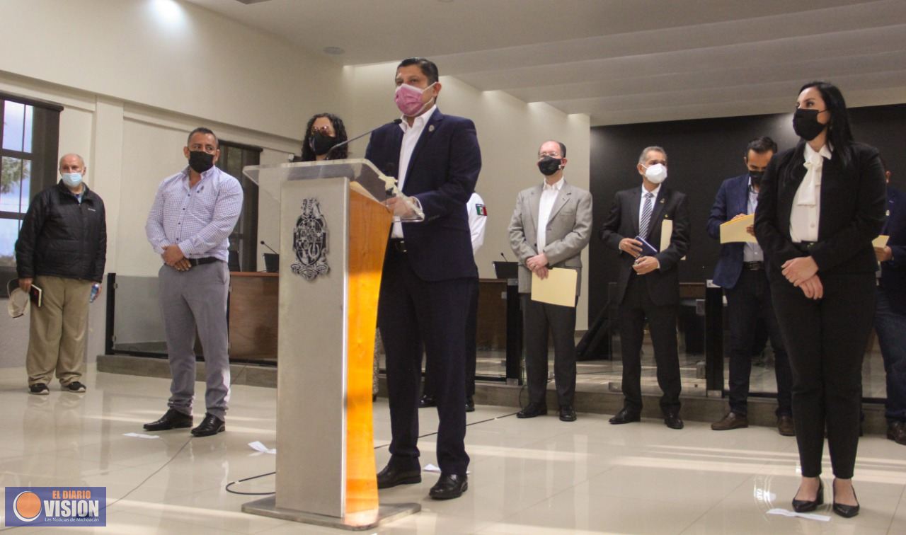 Nacho Campos presentó al Gabinete de la Administración Municipal 2021-2024 de Uruapan