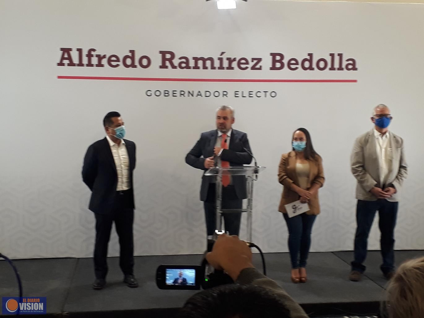 Alfredo Ramírez Bedolla, anuncia la llegada de 3 mil 822 mdp para pagar nómina  magisterial 