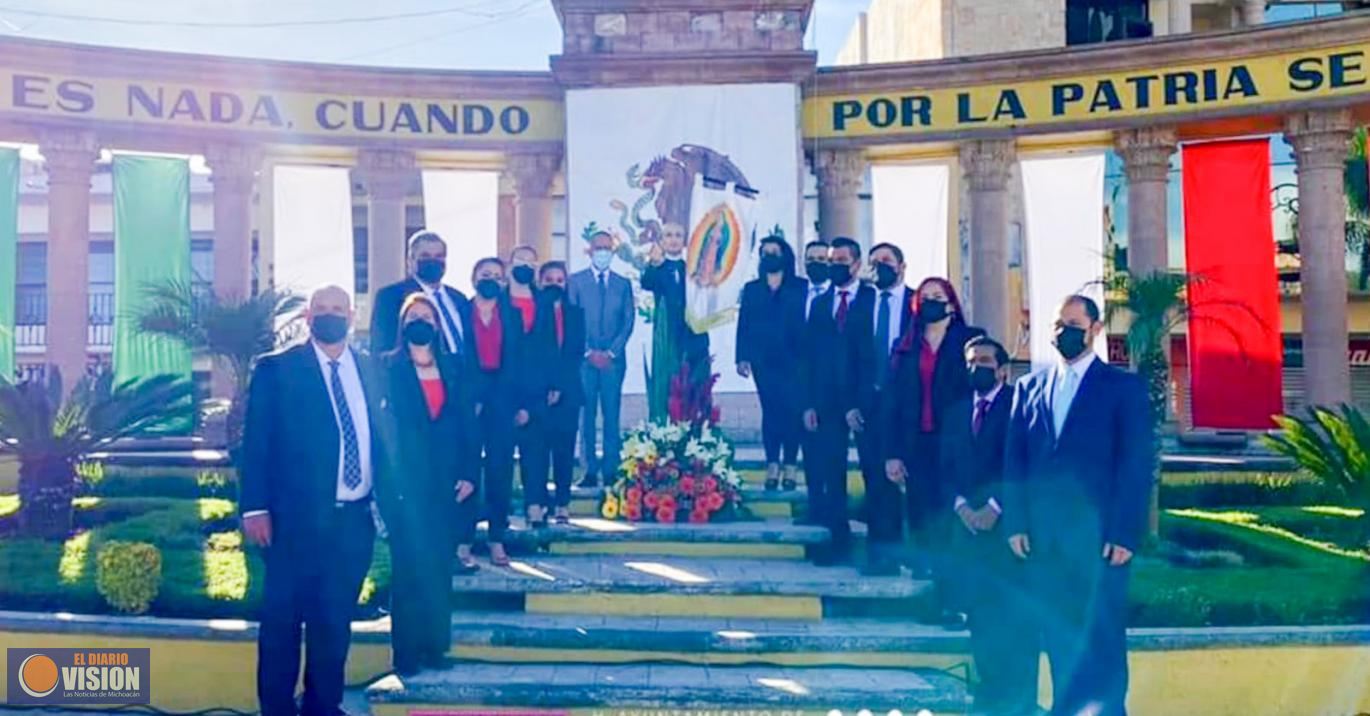 Ayuntamiento de Zacapu, conmemora el CCXI aniversario del inicio de la Independencia de México