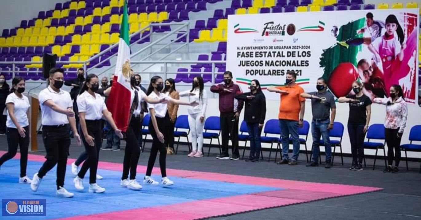 Nacho Campos inauguró Juegos Populares Nacionales