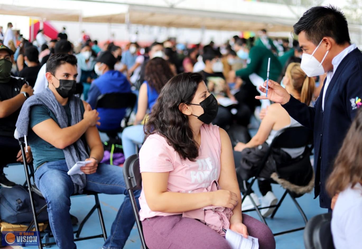Mañana, aplicación de segunda dosis de vacuna anti-COVID-19 en Morelia 