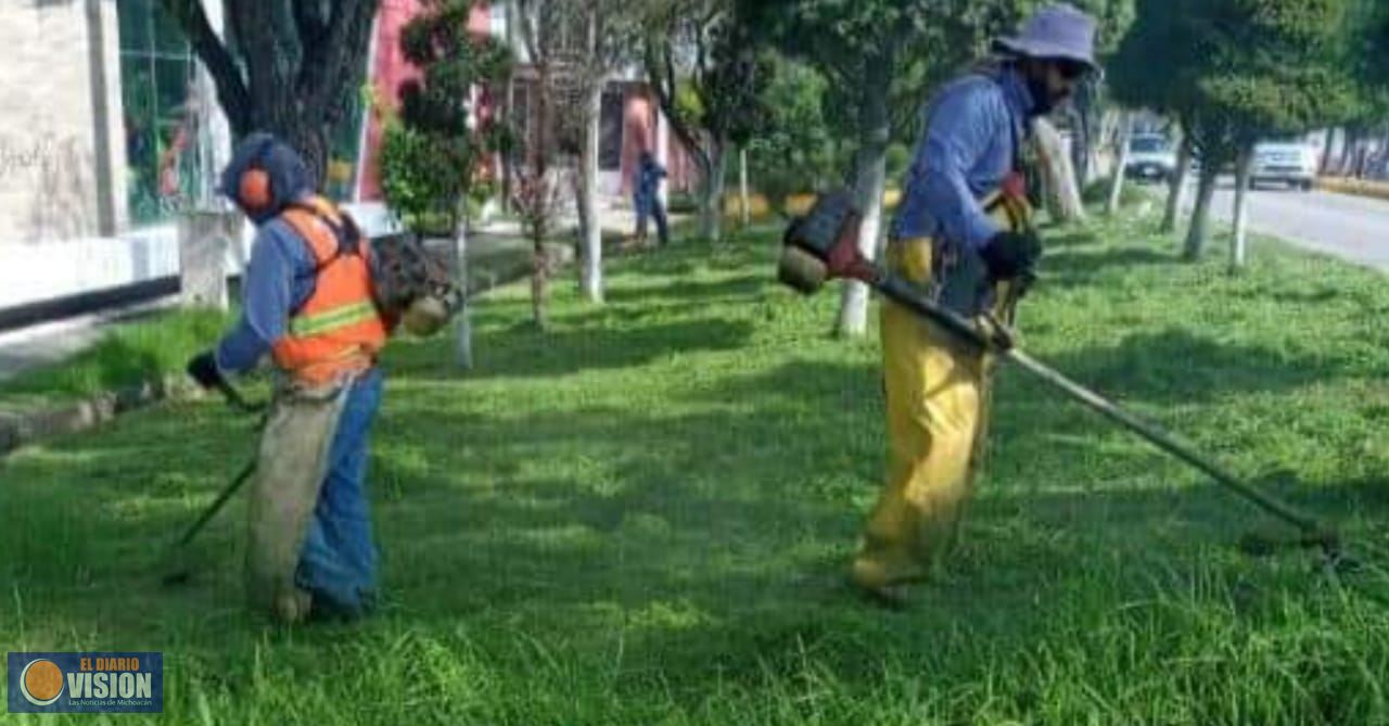 Ayuntamiento de Zacapu, impulsa acciones para mejorar la imágen de la ciudad 