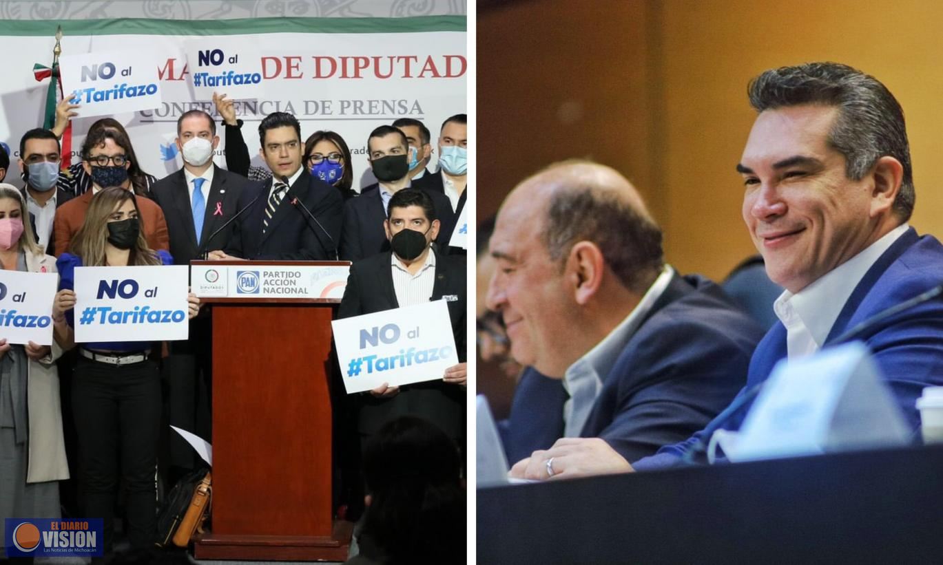 PAN da ultimátum al PRI por reforma eléctrica; Alejandro Moreno responde