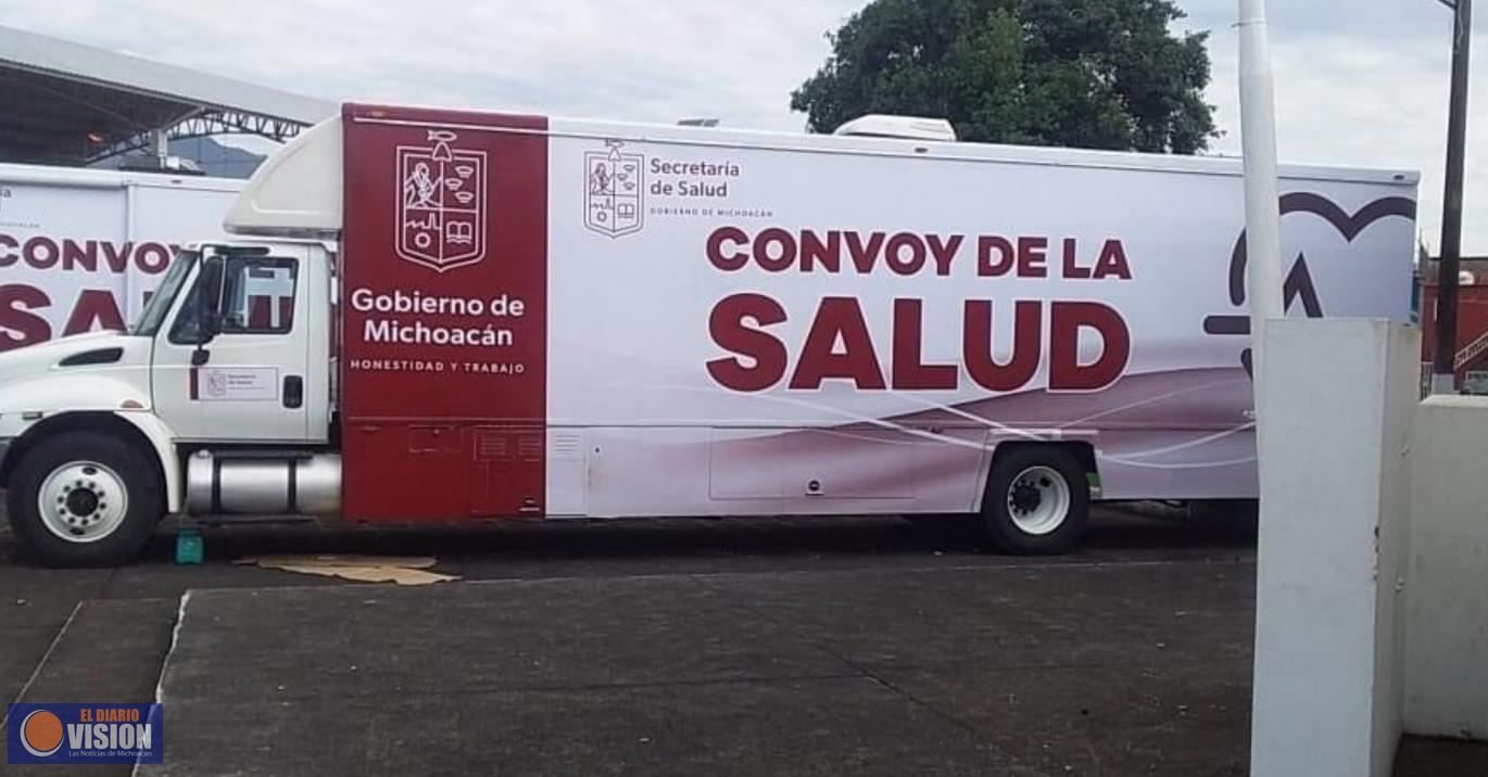 Se instaló en Uruapan el Convoy de la Salud
