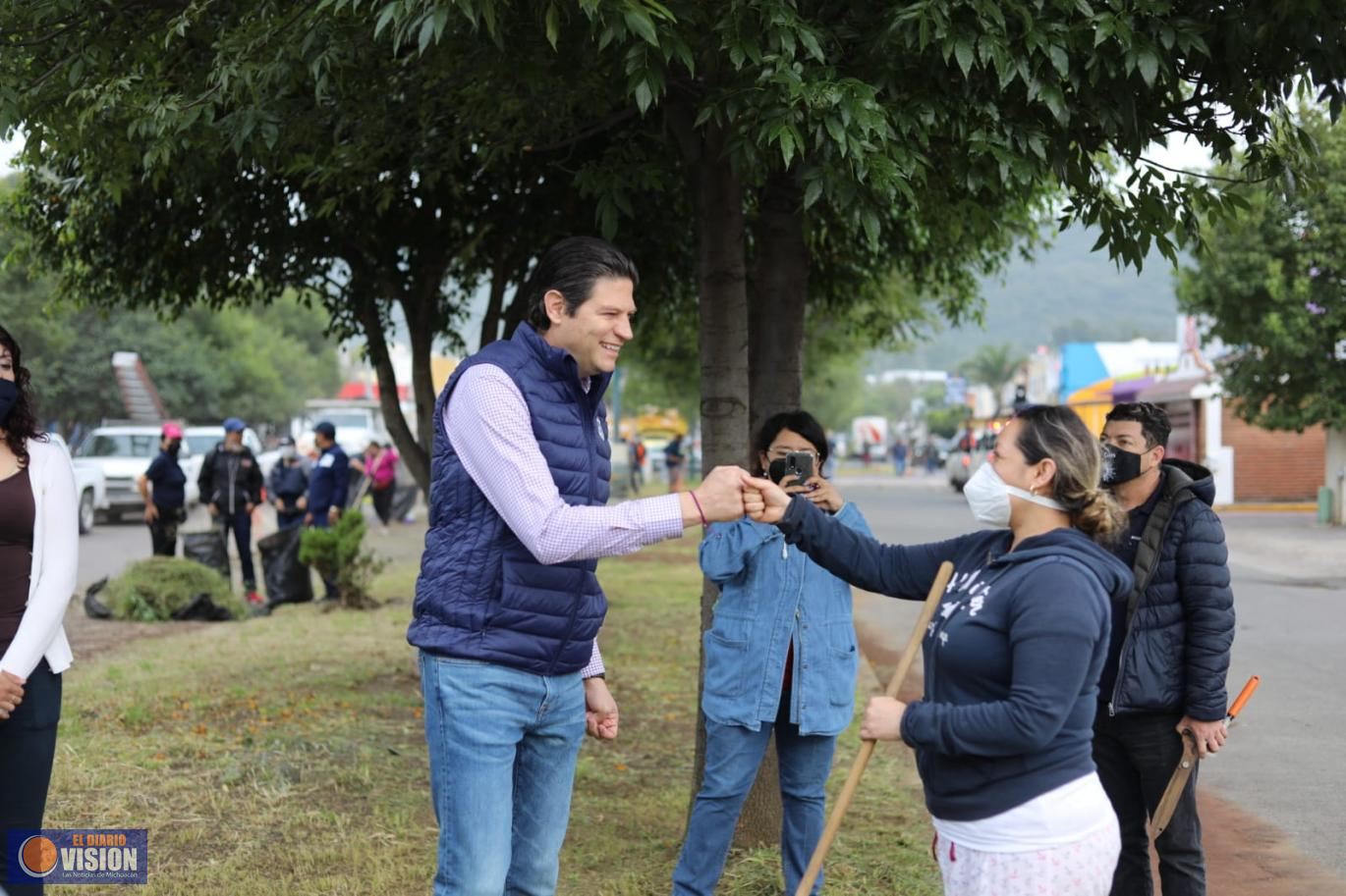Alfonso Martínez arranca intervención integral para devolverle el brillo a Villas del Pedregal