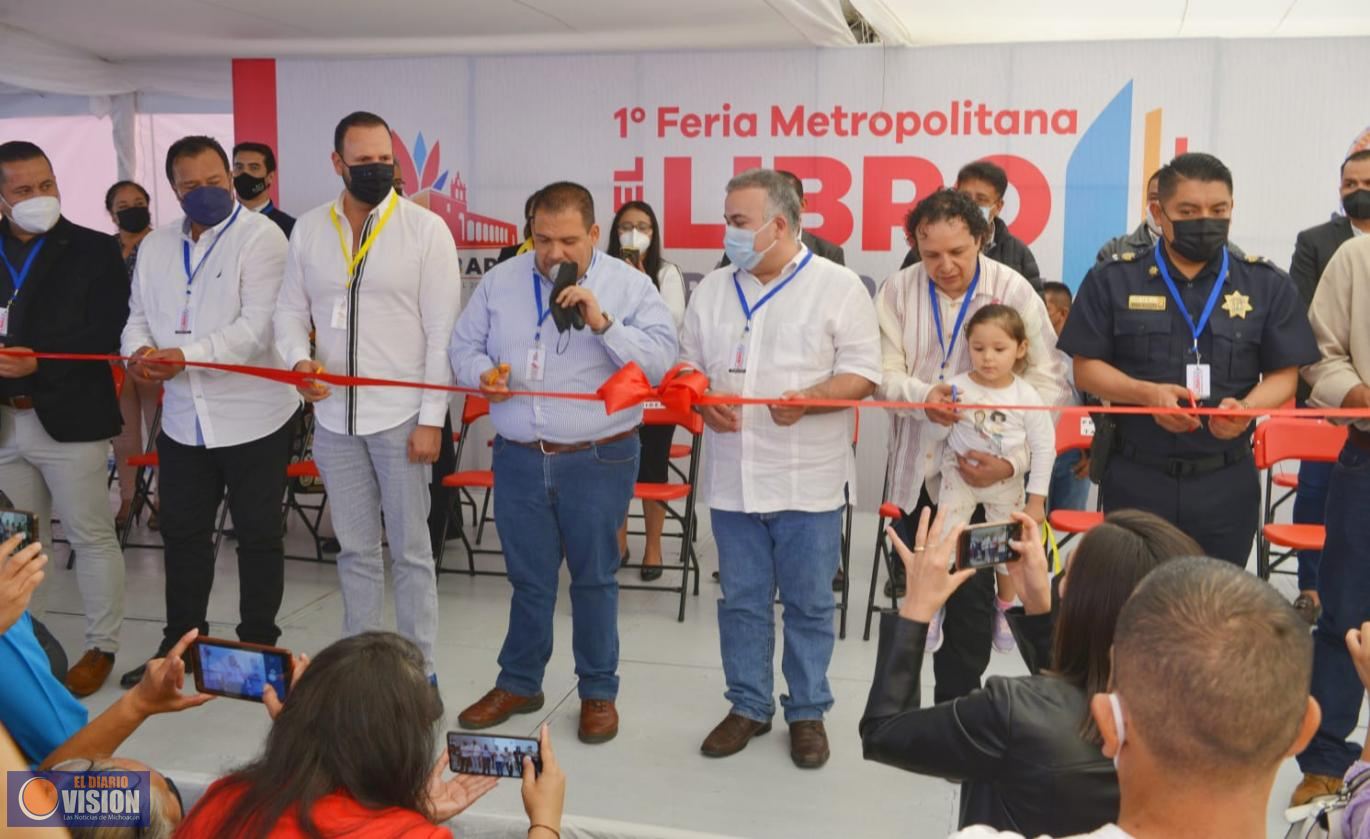 Inauguran Feria Metropolitana del Libro en Tarímbaro