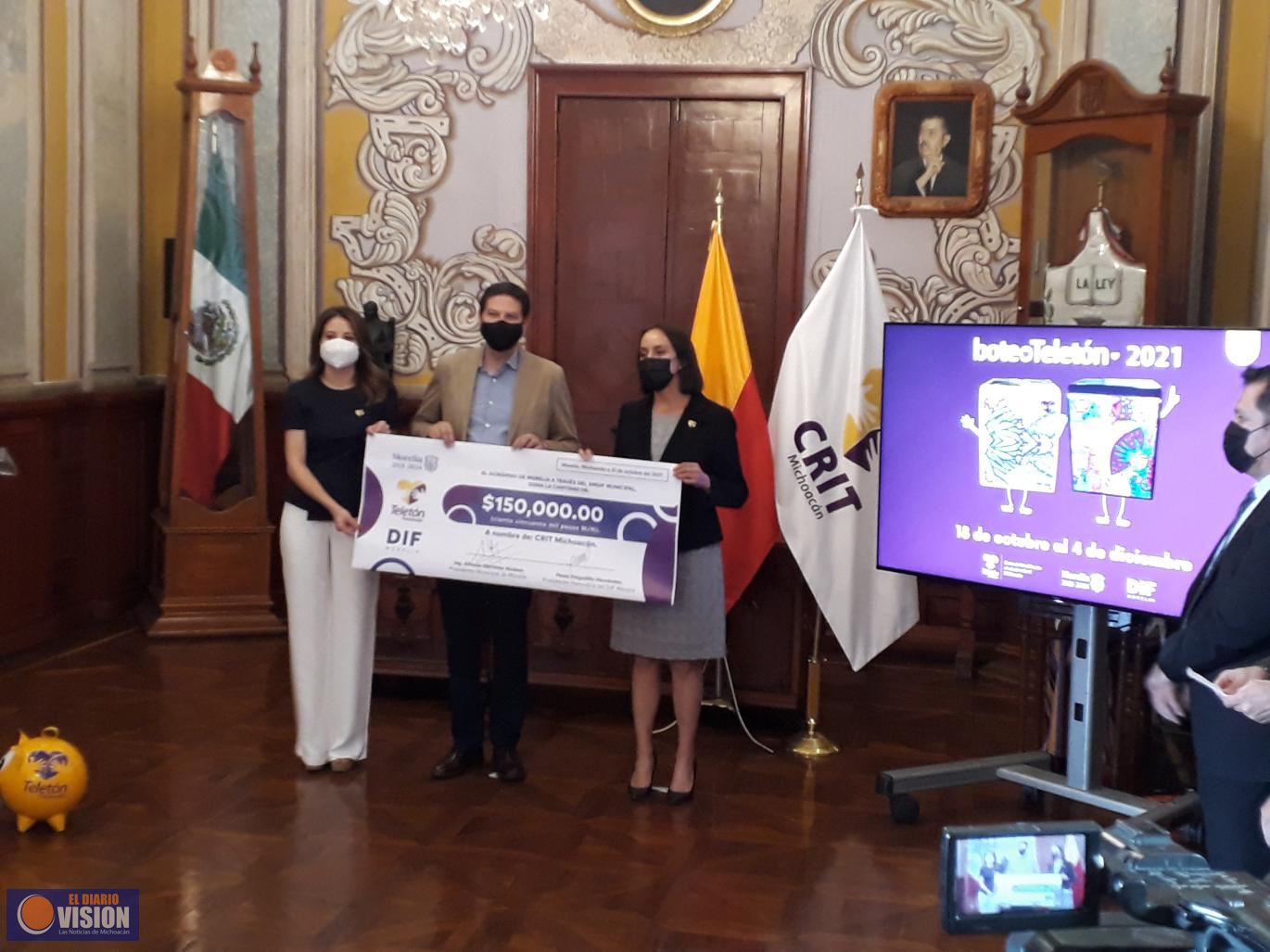 Arranca, Colecta Teletón 2021 en Morelia
