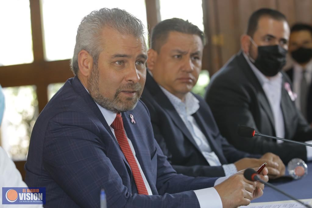 Bedolla acuerda con ediles perredistas trabajar en coordinación por Michoacán*