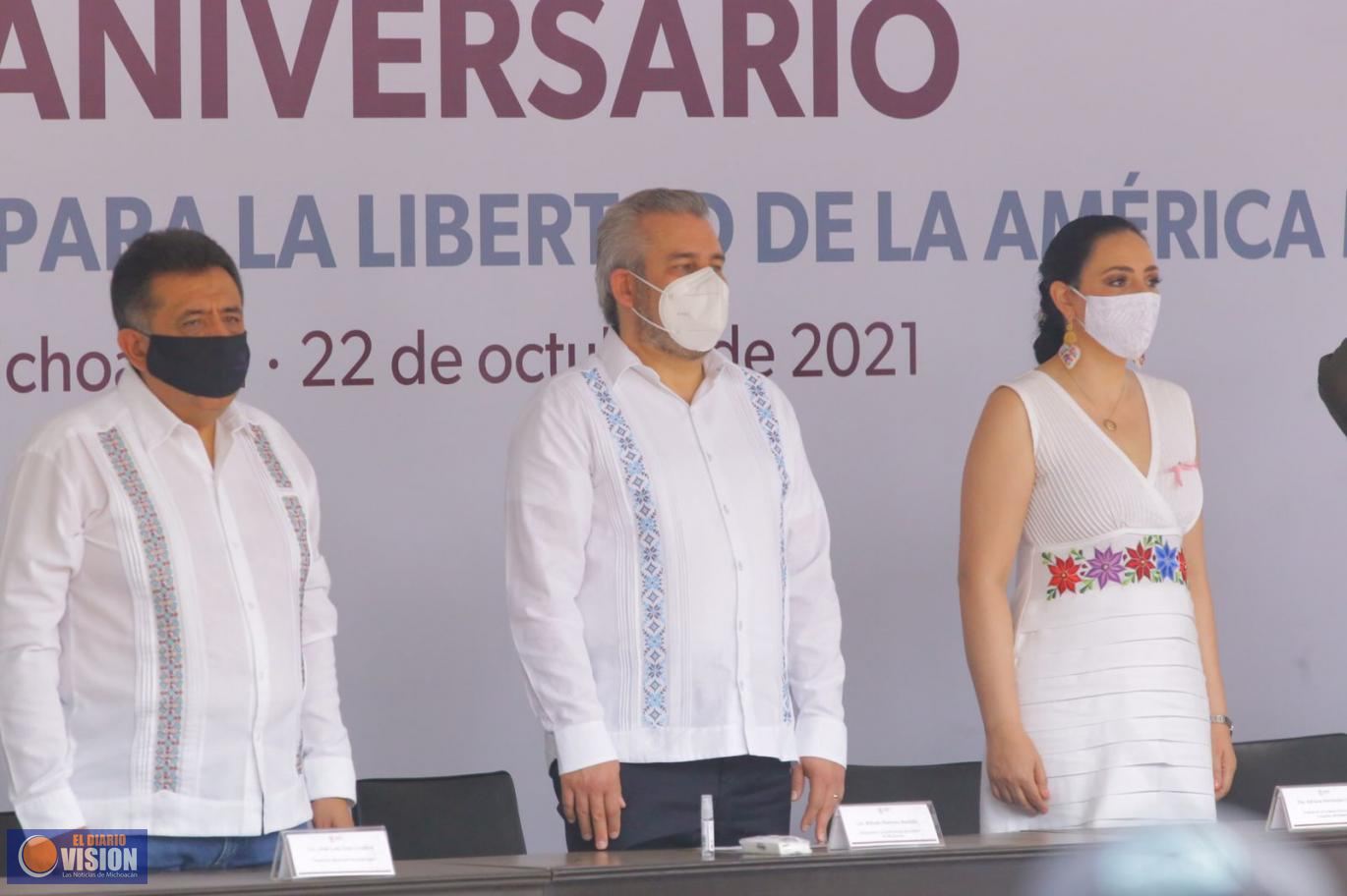 *Conmemora Bedolla los aportes de Michoacán al derecho constitucional en México