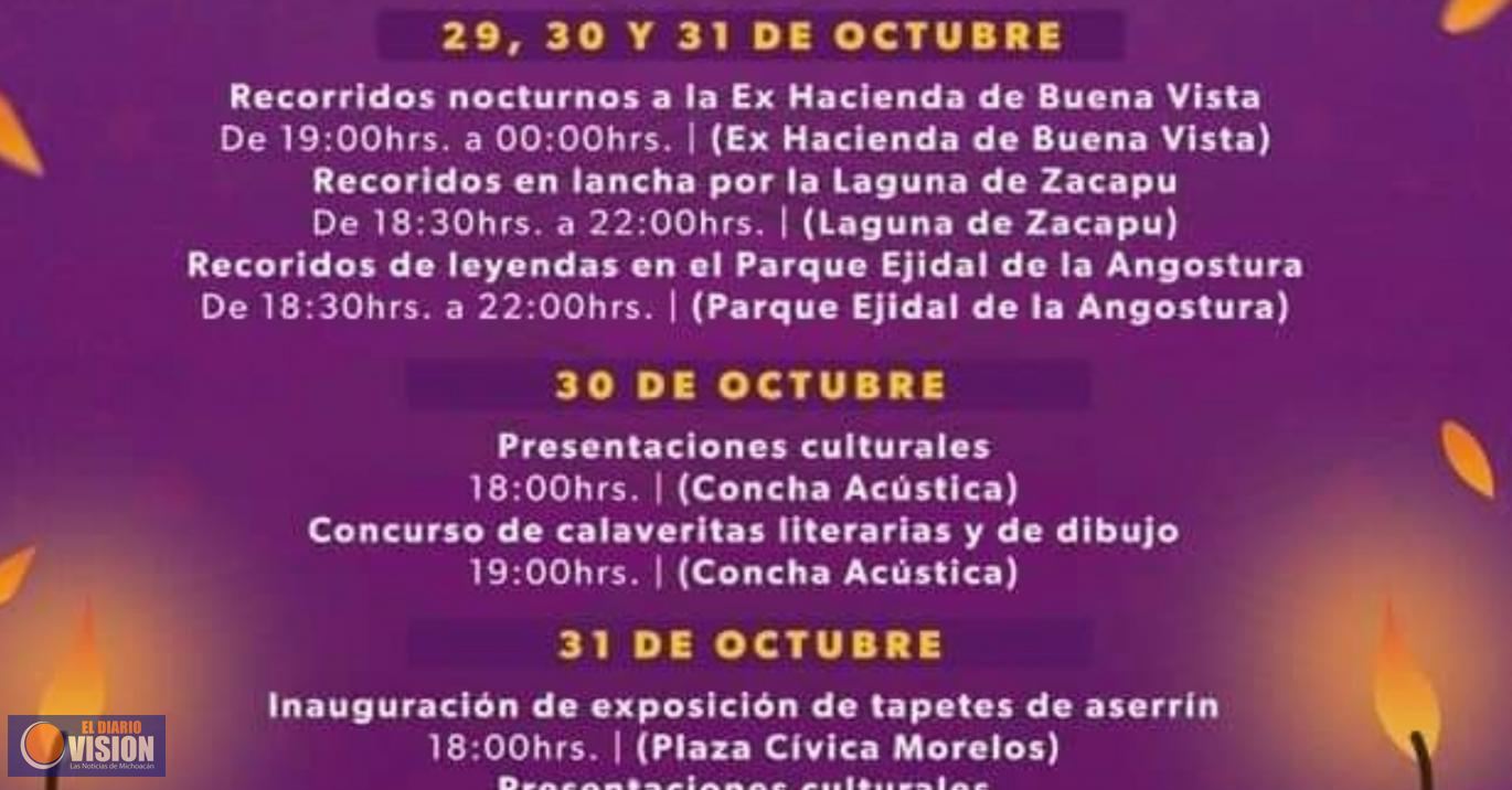 Zacapu, listo para celebrar la Noche de Ánimas 