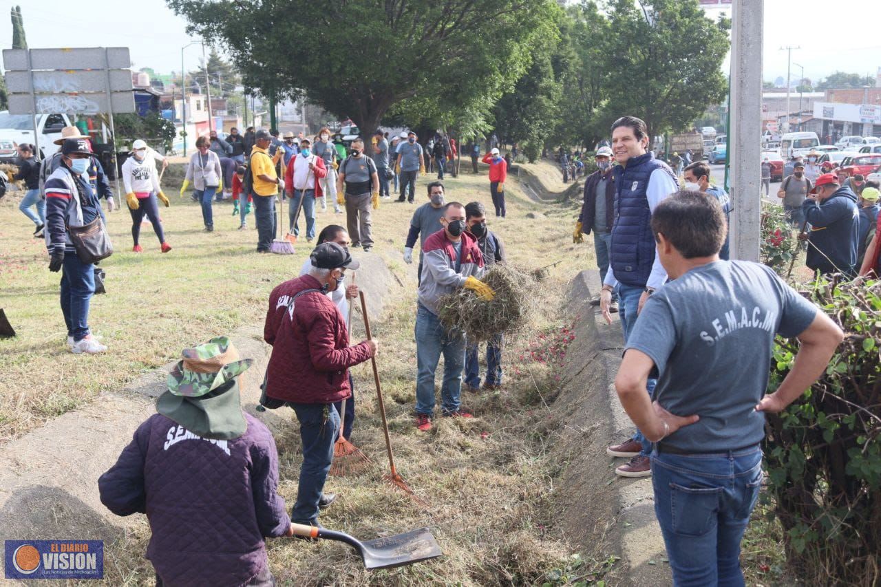 Celebra Gobierno Municipal primeros 60 días de administración con jornada integral de mantenimiento
