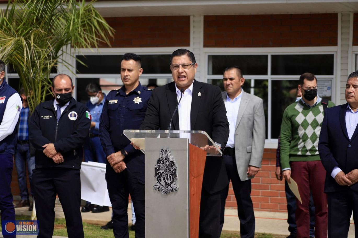 Arranca operativo coordinado Seguridad en Uruapan  