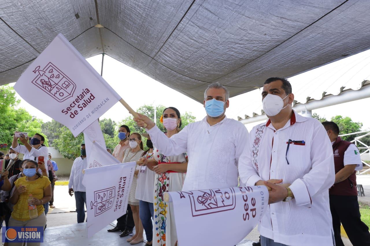 Inaugura Bedolla el Centro Regulador de Urgencias Médicas en Huetamo