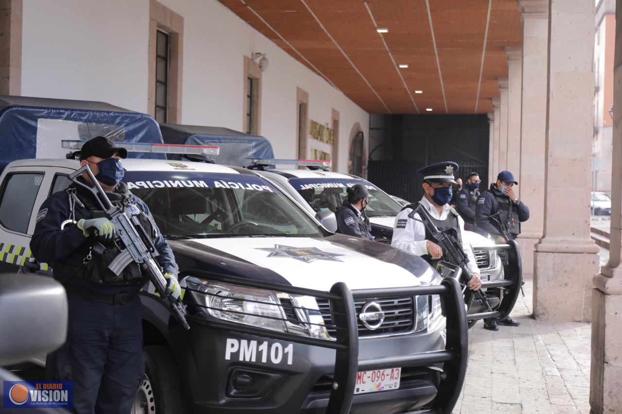 Policía de Morelia innova y convierte a gas natural 50 patrullas