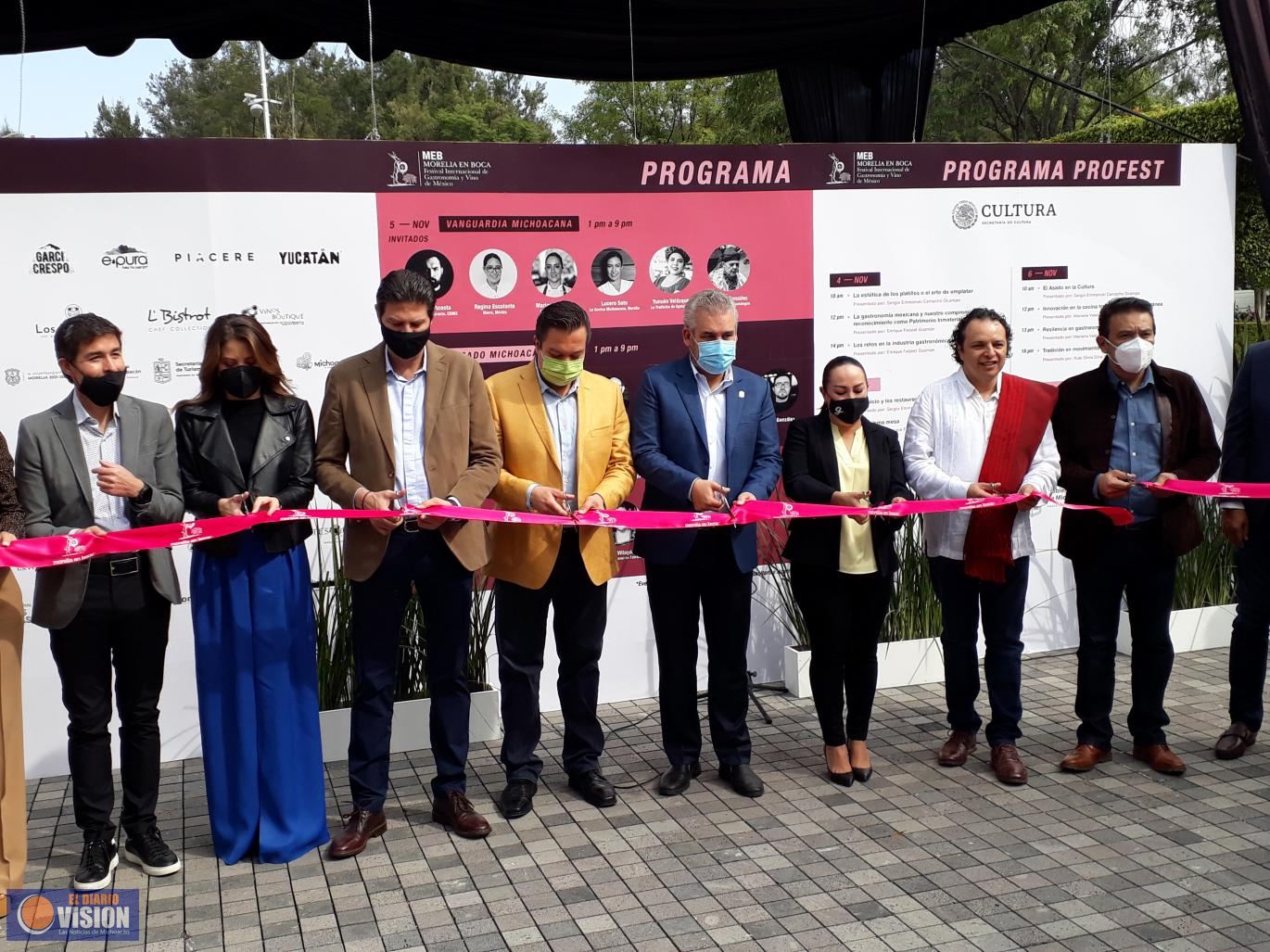Alfredo Ramírez Bedolla, inauguró Festival Internacional de Gastronomía 