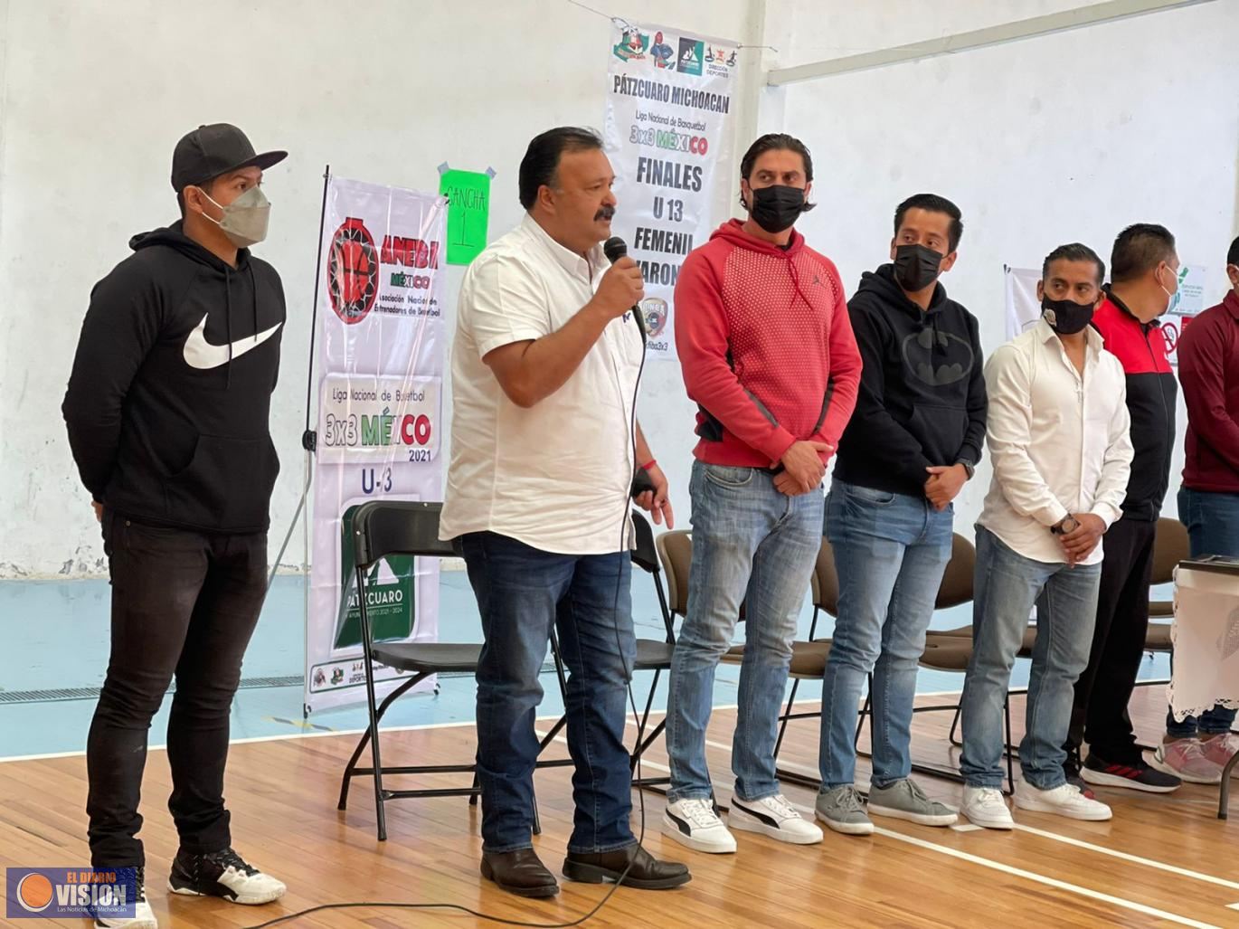 Arranca Torneo Nacional 3X3 de Básquetbol en Pátzcuaro