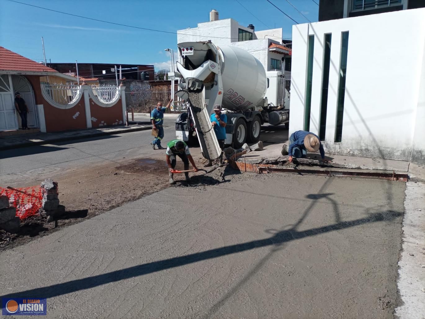 El gobierno municipal corrige error de diseño en intersección de la colonia México