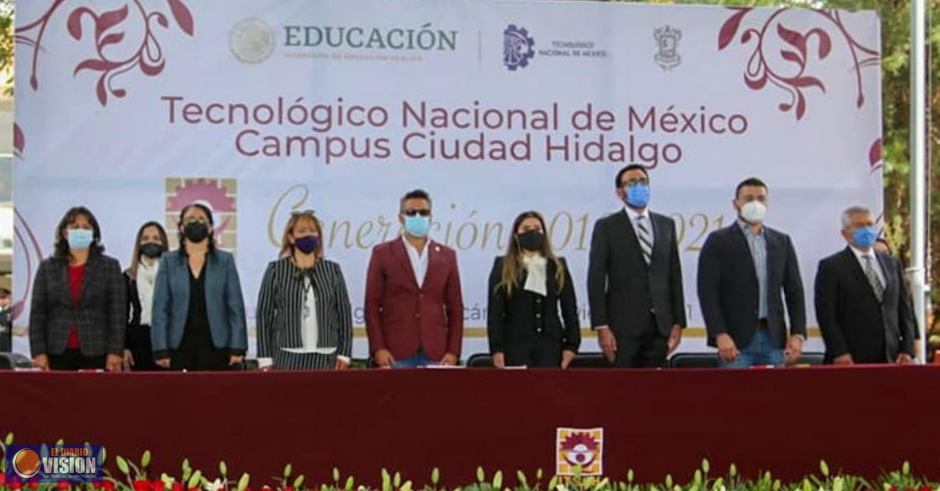 Se gradúan estudiantes de ingeniería del TecNM Ciudad Hidalgo
