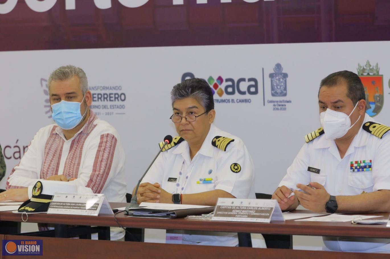 Bedolla convoca a gobernadores a crear rutas de comercio marítimo en el Pacífico