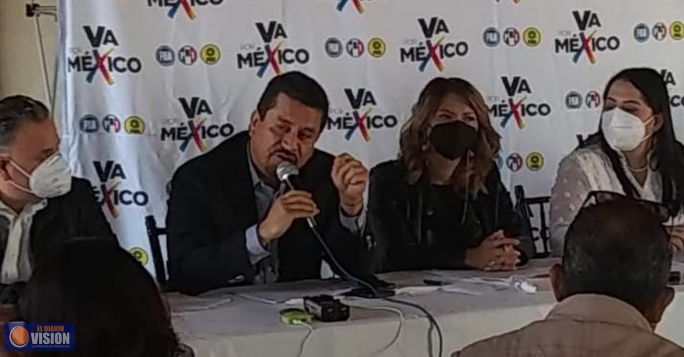 Morena traicionó a Michoacán, no defendió un presupuesto para su gente: Va por México 