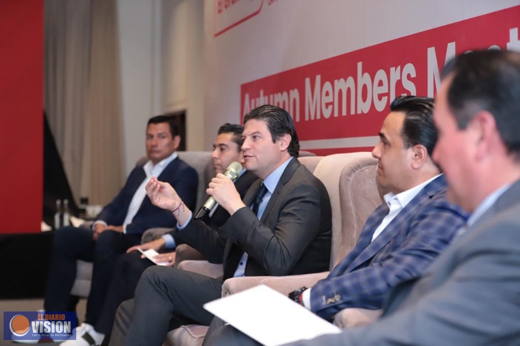 Destaca Alfonso Martínez potencial económico de Morelia para invertir