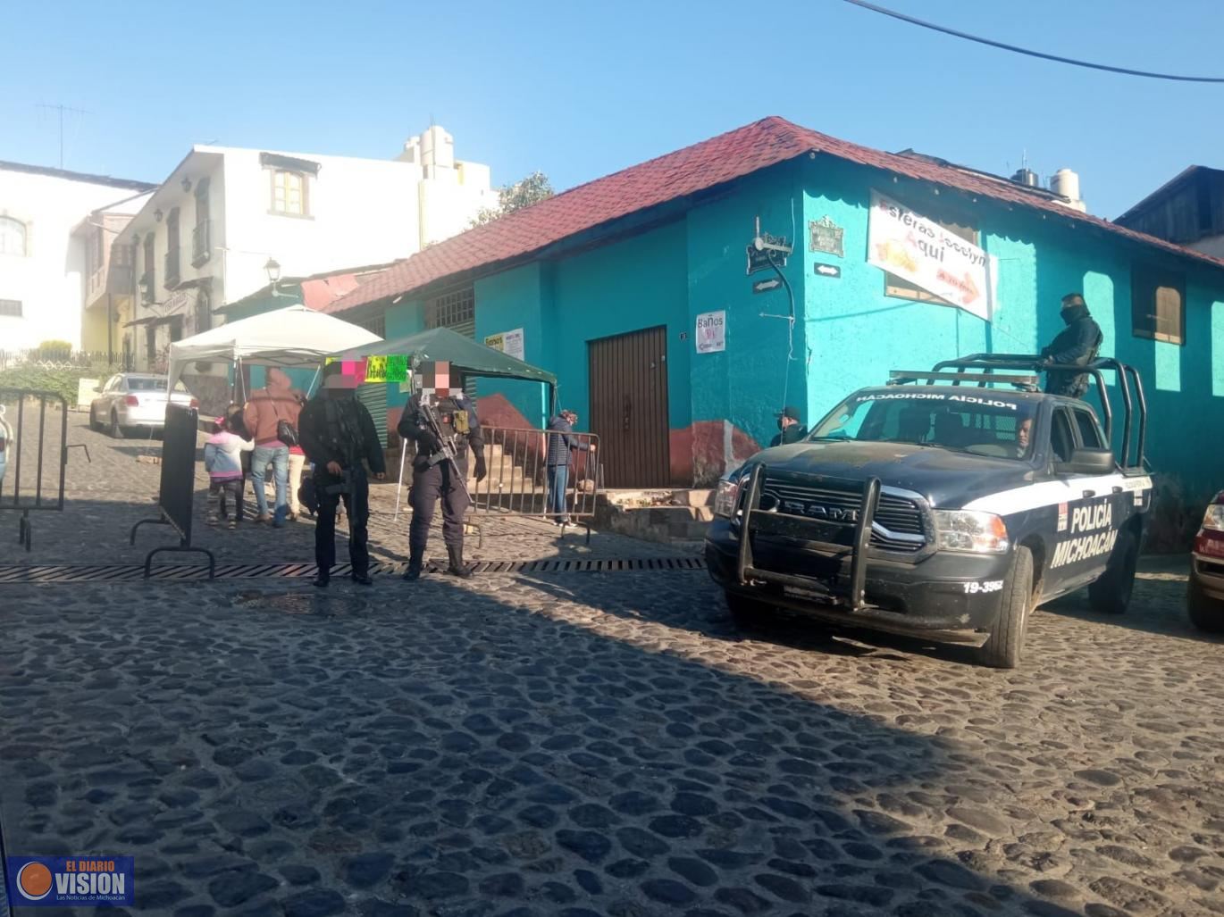 Ortega Reyes, supervisa despliegue operativo en Tlalpujahua