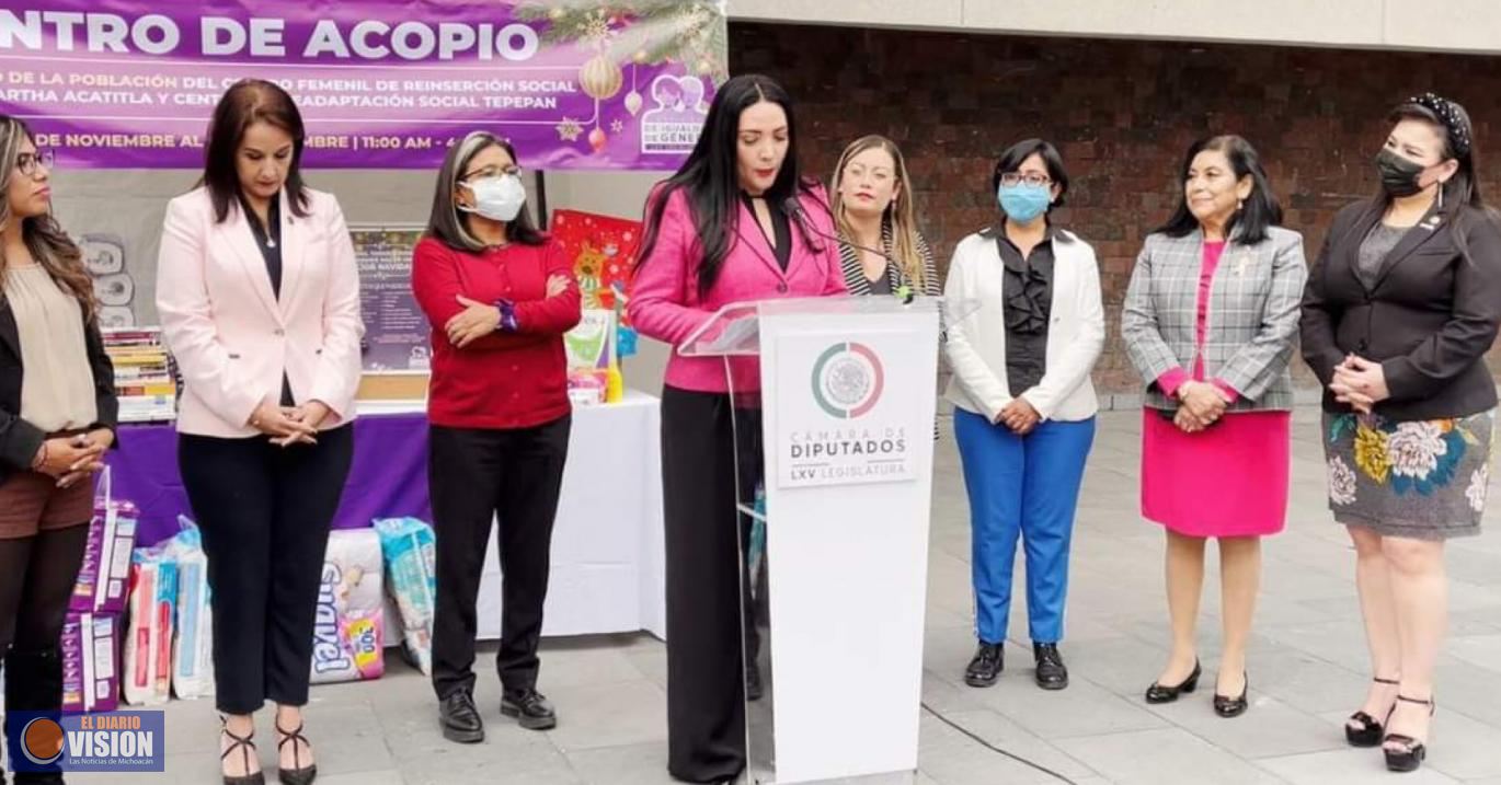Adriana Campos, a favor de la generación de garantías jurídicas y legales para mujeres presas